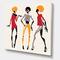 Designart - African American Women Silhouettes I - Modern Canvas Wall Art Print
